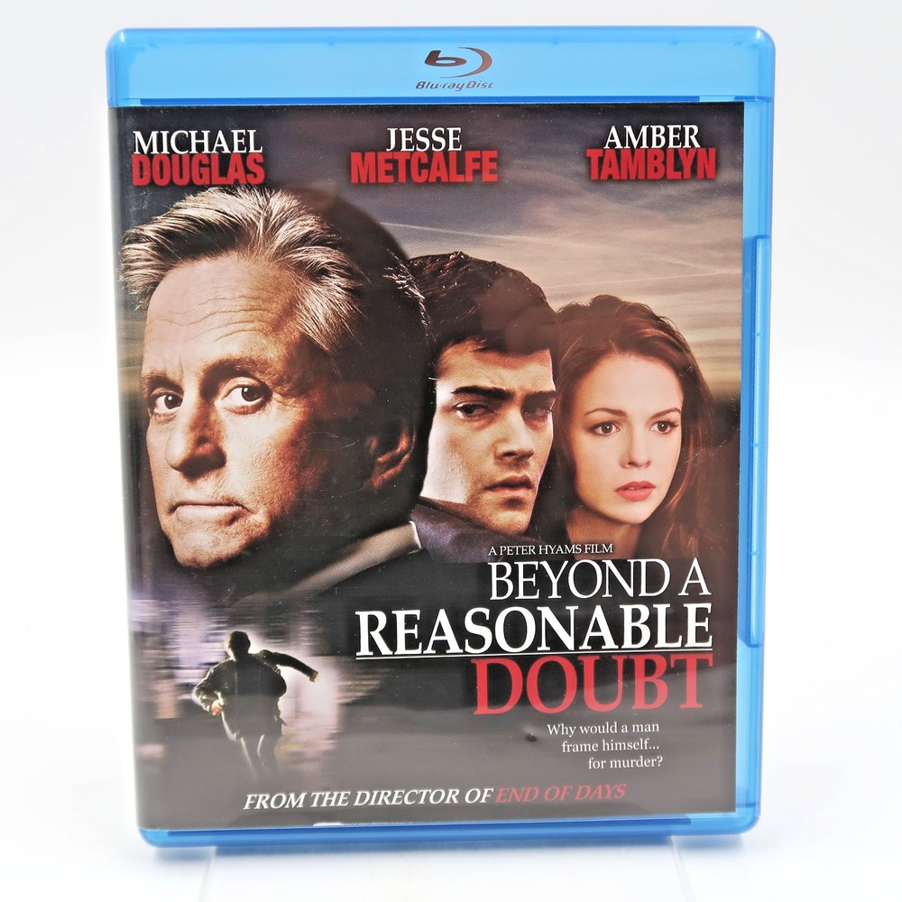 Beyond a Reasonable Doubt Blu-ray 2009 Michael Douglas Jesse Metcalfe Thriller